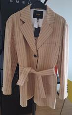 Maje blazer met losse ceintuur maat 36, Beige, Nieuw, Ophalen of Verzenden, Maje