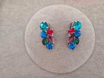 Oorclips Multi Color glas beschikbaar voor biedingen