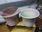 Bloempotten, Tuin en Terras, Bloempotten, Ophalen, Rond, Zo goed als nieuw, Aardewerk