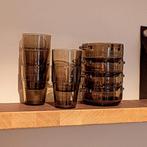 Vintage arcoroc rookglas soepkommen set van 4 stuks, Ophalen of Verzenden