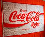 Grote Coca Cola Light Reclamevlag verzamelaar evenementen, Verzamelen, Merken en Reclamevoorwerpen, Ophalen of Verzenden, Zo goed als nieuw