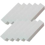 10x white block / bufferblock., Sieraden, Tassen en Uiterlijk, Ophalen