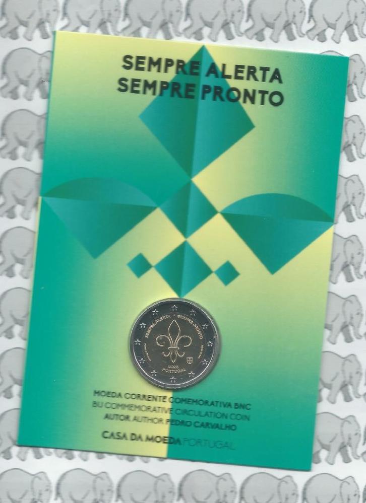 Portugal 2 euro 2025 (34e) "Scouts en Jeugdbeweging"(BU,blis, Postzegels en Munten, Munten | Europa | Euromunten, Losse munt, 2 euro