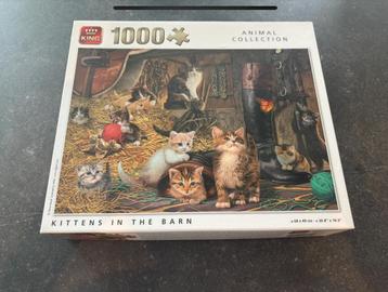 Legpuzzel 1000 stukjes – Kittens in de Schuur (King) beschikbaar voor biedingen