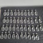 42 grote pegels diamant druppels onderdelen kroonluchter, Huis en Inrichting, Lampen | Kroonluchters, Ophalen of Verzenden, Zo goed als nieuw