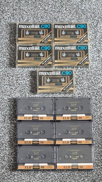 Maxell XLII 90 en Maxell UD XLII 90 cassettebandjes  beschikbaar voor biedingen