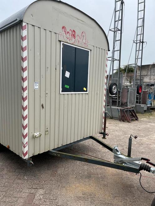 SNELVERKEER Schaftwagen bouwkeet pipowagen Schaftkeet, Doe-het-zelf en Verbouw, Bouwketen en Schaftketen, Gebruikt, Ophalen of Verzenden