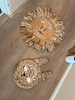 Bloomingville Muurdecoratie Leeuw & Konijn Zeegras, Huis en Inrichting, Woonaccessoires | Wanddecoraties, Ophalen, Gebruikt