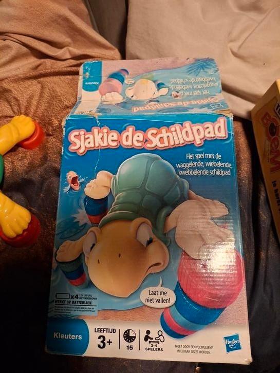 sjakie de schildpad, Hobby en Vrije tijd, Gezelschapsspellen | Overige, Gebruikt, Ophalen of Verzenden