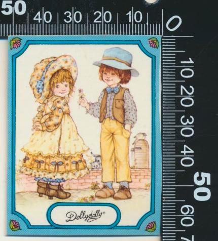 Sticker: Dolly Dolly (1), Verzamelen, Stickers, Zo goed als nieuw, Bedrijf of Vereniging, Ophalen of Verzenden
