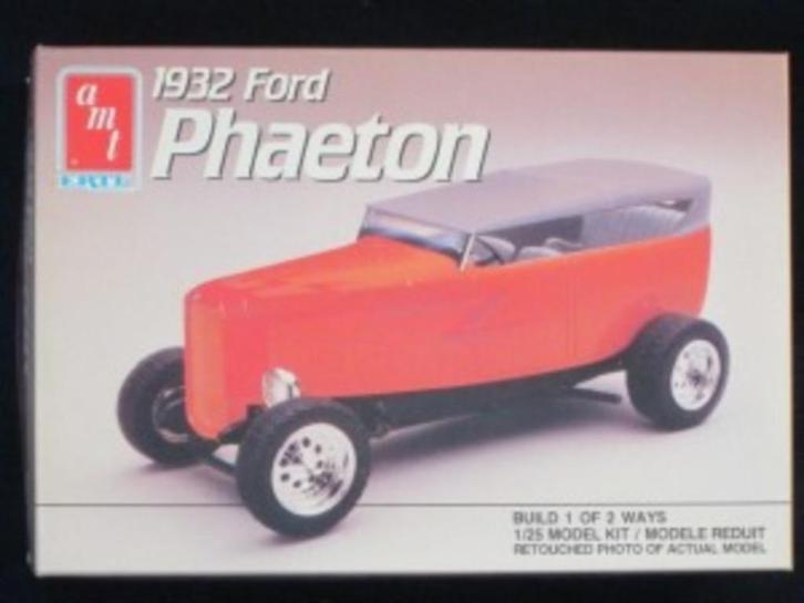 Bouwdoos 1932 Ford Phaeton 2n1 AMT, Hobby en Vrije tijd, Modelbouw | Auto's en Voertuigen, Nieuw, Auto, Groter dan 1:32, Overige merken