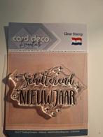 Card Deco Essentials Stempel - Schitterend Nieuwjaar, Ophalen of Verzenden, Nieuw, Clearstamp
