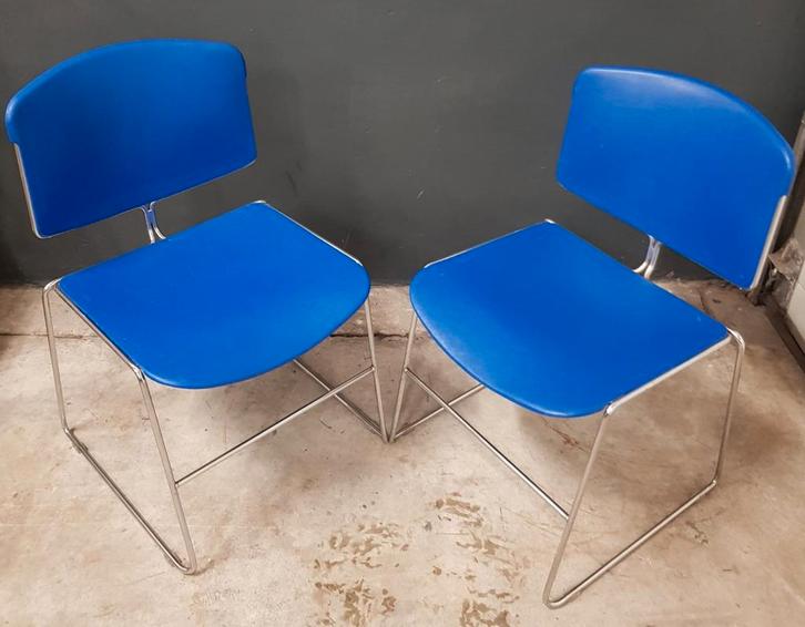 Nog 1 x Max Stacker vergaderstoel kantine stoel buisframe, Huis en Inrichting, Stoelen, Zo goed als nieuw, Vijf, Zes of meer stoelen