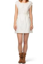 Tommy Hilfiger ibiza stijl jurk Greta wit met borduursel S, Wit, Nieuw, Ophalen of Verzenden, Maat 36 (S)