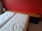 Auping Auronde 2-persoons bed 160 x 200 cm., Ophalen, Gebruikt, Bruin, Tweepersoons