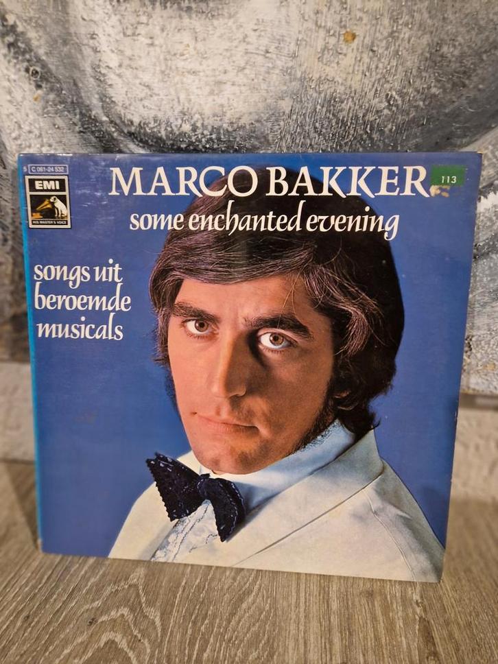 Marco Bakker – Some Enchanted Evening | LP | Vintage, Cd's en Dvd's, Vinyl | Overige Vinyl, Gebruikt, 12 inch, Ophalen of Verzenden