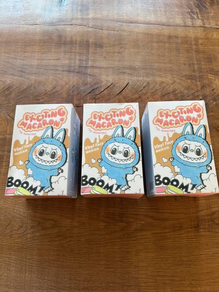 Te koop nieuw in doos Labubu lafufu exciting macaron, Verzamelen, Poppetjes en Figuurtjes, Nieuw, Ophalen of Verzenden
