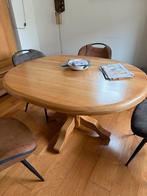 Eikenhouten Eettafel - 110/150 cm, Huis en Inrichting, Tafels | Eettafels, Ophalen, Gebruikt, 100 tot 150 cm, Vier personen