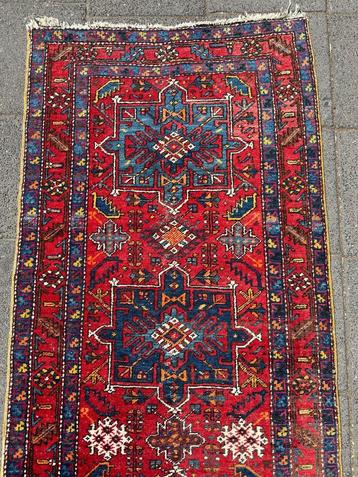 Perzisch tapijt Qaraja Vintage Runner 320*94 cm beschikbaar voor biedingen