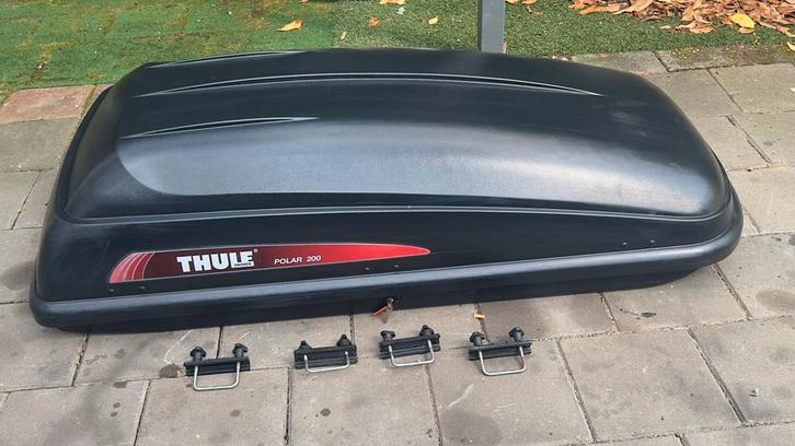 Thule dakkoffer Skibox Bagagebox autobox, Auto diversen, Dakkoffers, Gebruikt, Ophalen