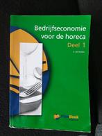 Bedrijfseconomie voor de horeca - deel 1, Boeken, Gelezen, Ellen van Kooten, Overige niveaus, Nederlands