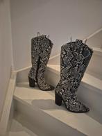Sacha - Dameslaars met slangenprint (maat 40), Kleding | Dames, Schoenen, Hoge laarzen, Zwart, Ophalen of Verzenden, Sacha