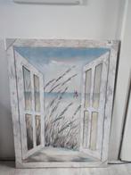 Nieuw Schilderij - Strandgezicht - 90x120cm, Ophalen, Nieuw, Schilderij, 75 tot 100 cm