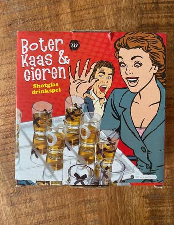 Boter kaas & eieren shotglas drankspel NIEUW beschikbaar voor biedingen