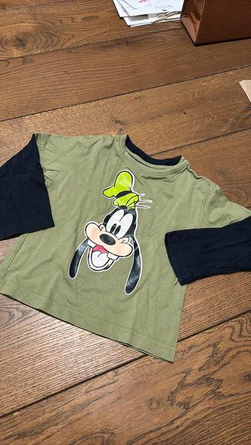 Disney Goofy longsleeve shirt groen blauw maat 92 beschikbaar voor biedingen