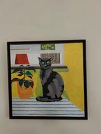 POES - Olieverf op Paneel, Antiek en Kunst, Ophalen of Verzenden