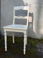 Brocante stoel, Gebruikt, Wit, Ophalen of Verzenden, Eén