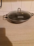 Nette zware bodum wok met glazen deksel, Huis en Inrichting, Keuken | Potten en Pannen, Ophalen of Verzenden, Zo goed als nieuw