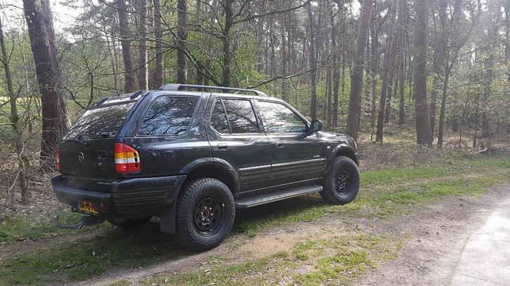 Opel Frontera 3.2 V6 Wagon AUT 2004 Zwart, Auto's, Opel, Particulier, Frontera, 4x4, ABS, Airbags, Airconditioning, Boordcomputer