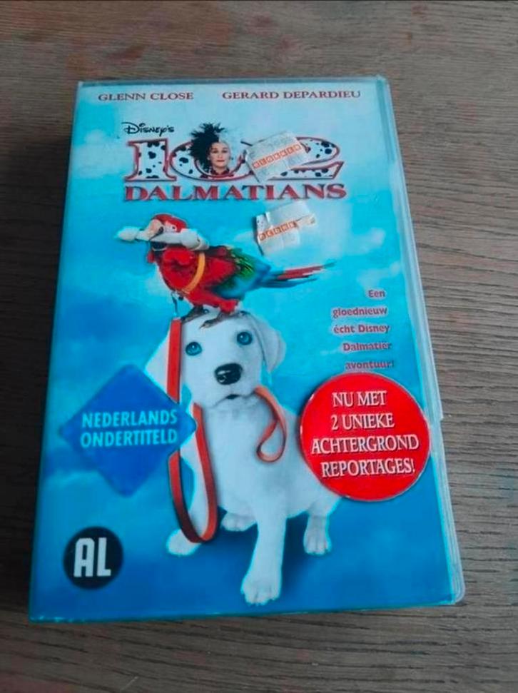 Disney 102 Dalmatians videoband. Engels gesproken., Cd's en Dvd's, VHS | Kinderen en Jeugd, Gebruikt, Kinderprogramma's en -films