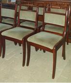 6 heldense mahonie eetkamer stoelen, Ophalen