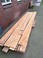 Schaaldelen 21 stuks - 4 meter, Doe-het-zelf en Verbouw, Hout en Planken, Gebruikt, 25 tot 50 mm, Ophalen of Verzenden, Plank