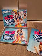 K3 roller disco puzzel met poster, Kinderen en Baby's, Ophalen, Meer dan 50 stukjes, Zo goed als nieuw