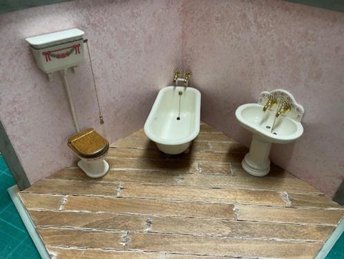 poppenhuis Badkamer Bodo Hennig, Verzamelen, Poppenhuizen en Toebehoren, Nieuw, Poppenhuis, Ophalen of Verzenden