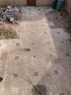 Gratis grindtegels 50 m2, 60x40 cm, Tuin en Terras, Ophalen, Zo goed als nieuw, Beton, Terrastegels