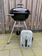 Weber compact kettle zwart houtskool bbq 46 cm, Zo goed als nieuw, Weber, Ophalen, Met accessoires