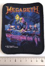 MEGADETH vrij zeldzame 1990 rust in peace vintage patch 15, Verzenden, Nieuw, Kleding