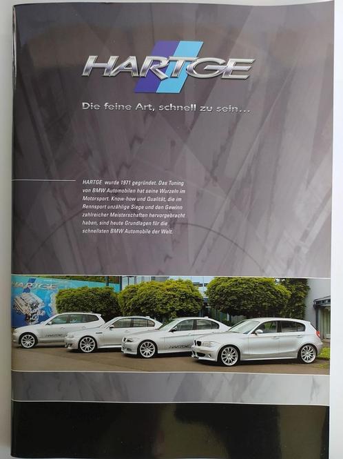 Hartge Brochure 10-2005 BMW modellen 132 bladzijden, Boeken, Auto's | Folders en Tijdschriften, Zo goed als nieuw, BMW, Ophalen of Verzenden