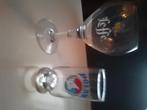 2 bierglazen, verzameling, Verzamelen, Glas en Borrelglaasjes, Ophalen, Gebruikt, Bierglas