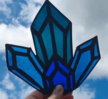 Handgemaakte glazen tiffany kristal beschikbaar voor biedingen