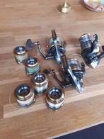 3x shimano twinpower c10000fc molens met 5 reserve spoelen, Ophalen of Verzenden, Zo goed als nieuw, Molen