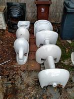 5 wasbakken en 3 toiletpotten, Ophalen, Overige typen, 50 tot 100 cm, Zo goed als nieuw