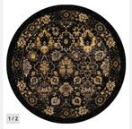 Nieuwe vloerkleed Fernana (zwart/goud) 160x160 cm, Nieuw, 150 tot 200 cm, 150 tot 200 cm, Rond