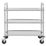 Keukentrolley trolley serveerwagen 3 etages GRATIS BEZORGD!, Verzenden, Nieuw