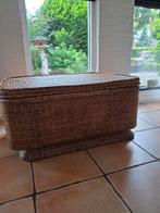 Rotan dekenkist met Voetstuk, salontafel, Huis en Inrichting, Woonaccessoires | Kisten, Ophalen, Overige materialen, 100 tot 150 cm