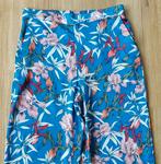 VILA wijde zomer broek, blauw gebloemd maat 40, Maat 38/40 (M), Blauw, Vila, Ophalen of Verzenden